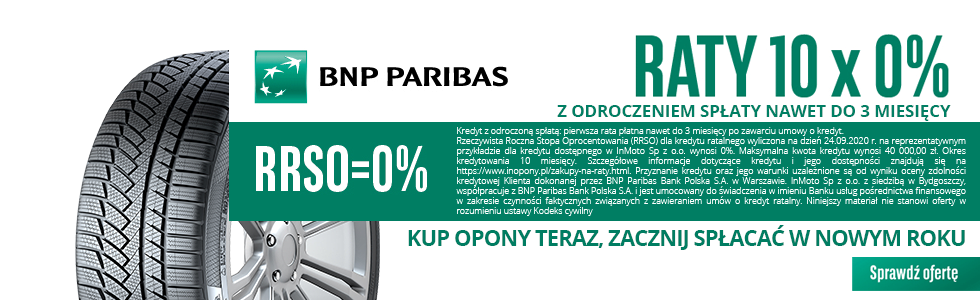 Raty BNP 10x0%